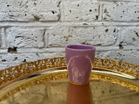 mini ceramic pot - indoor plant pot - golden plate is not included - online beat plant pot for sale - plant pot - purple plant pot - indoor plant pot - house plant pot for decoration - home decoration 