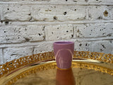 mini ceramic pot - indoor plant pot - golden plate is not included - Parijat Plant 