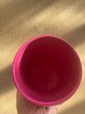 Pink ceramic pot - 12cm diameter - indoor plant pot - Parijat Plant 