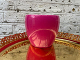 Pink ceramic pot - 12cm diameter - indoor plant pot - Parijat Plant 
