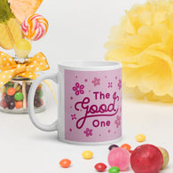 White glossy mug - Parijat Plant 